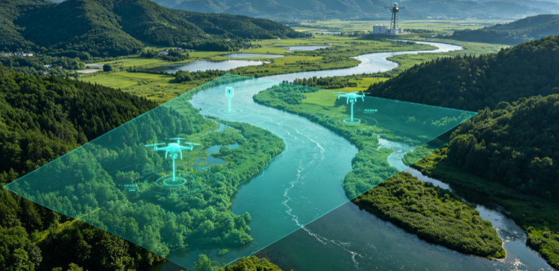 桥西区GEO 全域空间监测筑牢生态屏障，空间技术支撑环境治理与灾害防御